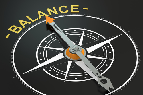 Balance Compass Concept, 3D Rendering